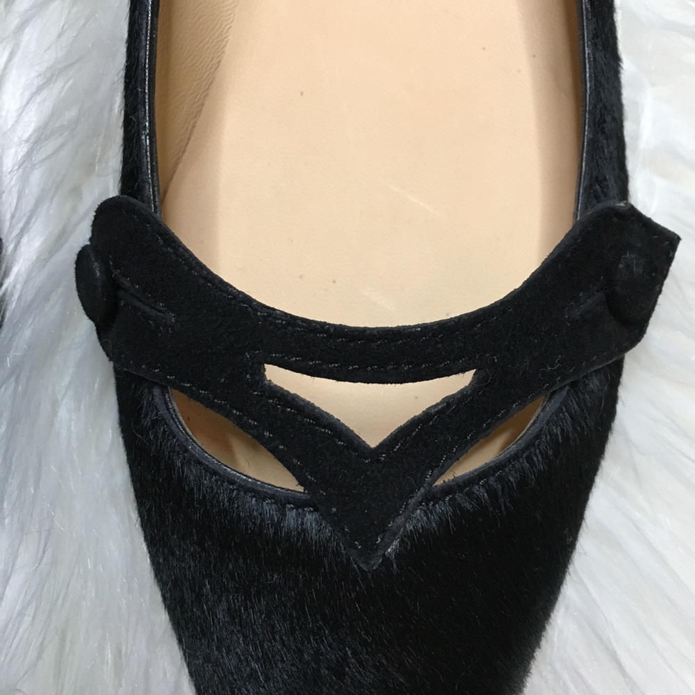 ❗️SOLD❗️Tod’s Calf Hair Leather Pointed Toe Flats - Picture 3 of 9